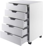 Winsome Halifax Storage/Organization, 5 drawer, White - Image 7
